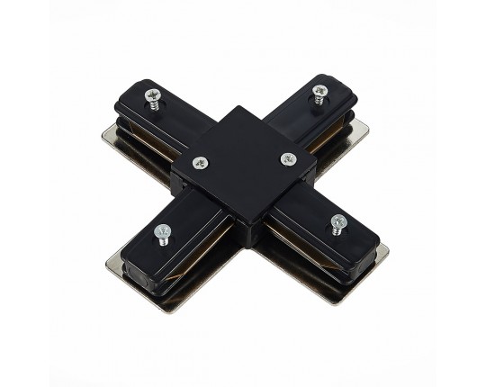 ST002.449.00 Коннектор X-оБразный ST-Luce Черный