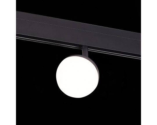ST358.446.07 Магнитный трековый светильник Черный LED 1*7W 4000K 520Lm Ra>80 120° IP20 L120xW90xH192