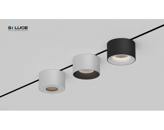 ST669.436.05 Магнитный трековый светильник Черный LED 1*5W 3000K 350Lm Ra>90 36° IP20 D60xH37 24V
