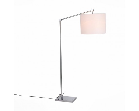 SL460.105.01 Торшер ST-Luce Хром/Белый E27 1*60W (из 2-х коробок)