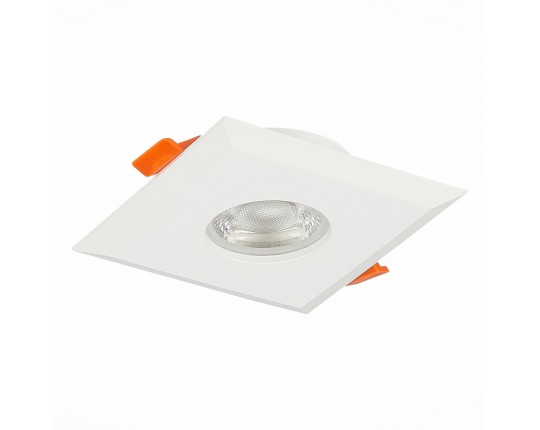 ST204.508.01 Св-к встр. Белый GU10 1*50W  L94xW94xH25 220V Без ламп