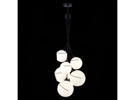 SLE103143-06 Светильник подвесной Черный/Белый E27 6*60W