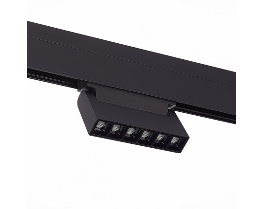 ST364.446.06 Магнитный трековый светильник Черный LED 1*6W 4000K 532Lm Ra>80 36° IP20 L120xW22xH108