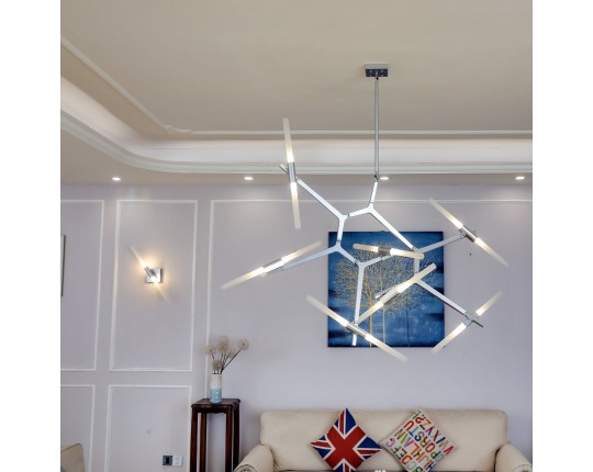 SL947.101.02 Бра ST-Luce Серебристый/Белый G9 2*5W