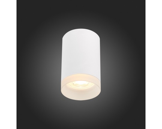 ST100.502.01 Светильник потолочный Белый GU10 1*50W IP20 D64xH99 220V Без ламп