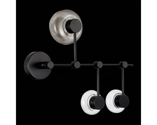 SL6005.401.03 Светильник настенно-потолочный ST-Luce Черный/Дымчатый, Прозрачный LED 3*3W 3000K