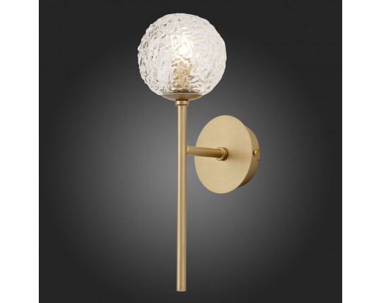 SL1152.201.01 Светильник настенный ST-Luce Золотистый/Прозрачный G9 LED 1*5W