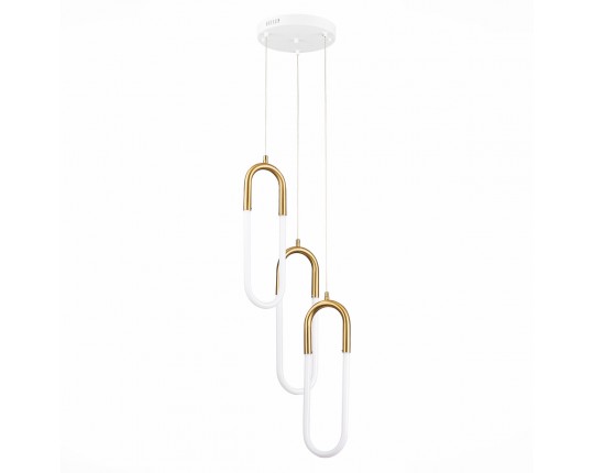 SL1579.303.03 Светильник подвесной ST-Luce Латунь/Латунь, Белый LED 3*14W 3000K