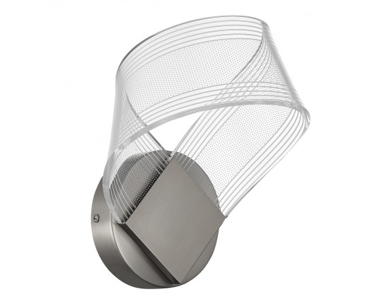 SL6235.101.04 Светильник настенный ST-Luce Никель/Прозрачный LED 1*4W 4000K