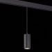 ST357.433.06 Магнитный трековый светильник подвесной ZOOM Черный LED 1*6W 3000K 667Lm Ra>80 10-60° I