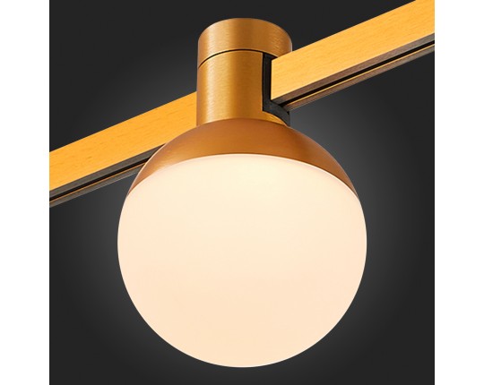 ST815.206.05 Магнитный трековый светильник FARM Золотистый LED 1*5W 3000K 89Lm Ra90 120 IP20 D75xH10