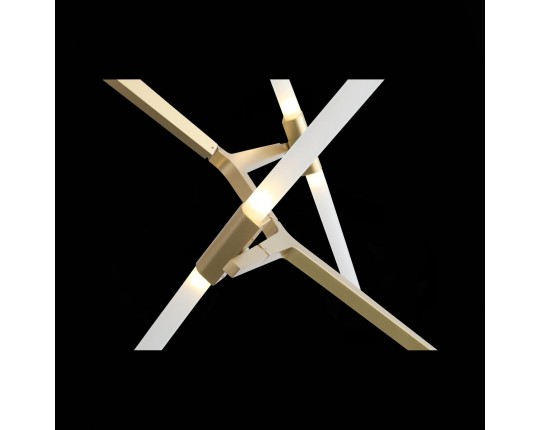 SL947.202.14 Люстра потолочная ST-Luce Золотистый/Белый G9 14*5W