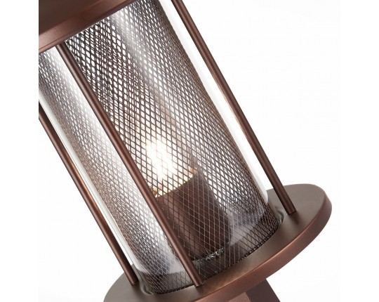 SL080.405.01 Светильник уличный наземный ST-Luce Темный кофе/Прозрачный, Темный кофе E27 1*60W