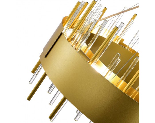 SL1633.203.12 Люстра подвесная ST-Luce Матовое золото/Матовое золото,Прозрачный E14 12*40W