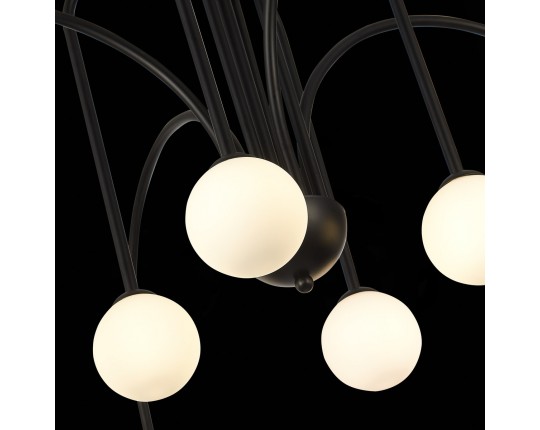 SL1204.402.08 Люстра потолочная ST-Luce Черный/Белый G9 8*5W