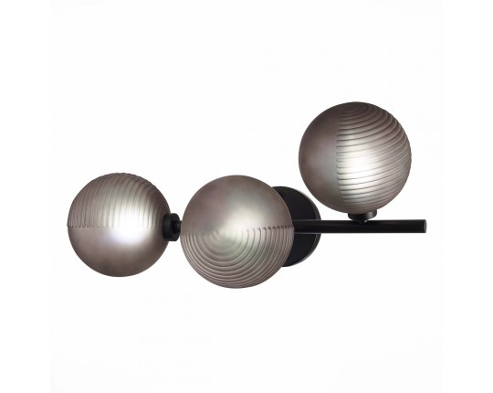 SL1184.401.03 Бра ST-Luce Черный/Дымчатый G9 3*5W