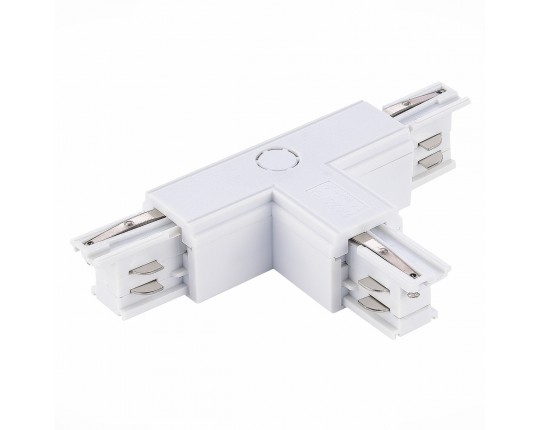 ST030.509.16R1 Т-оБразный токоподвод правый 1 для трехфазного шинопровода ST-Luce Белый