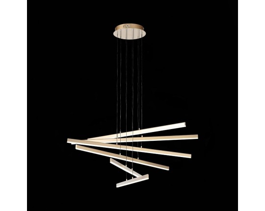 SL394.223.06 Светильник подвесной ST-Luce Матовое золото/Белый LED 6*16,6W 4000K