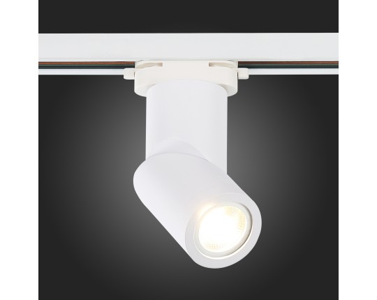 ST650.506.01 Св-к трек. Белый GU10 1*50W IP20 D60xH175 180-240V Без ламп
