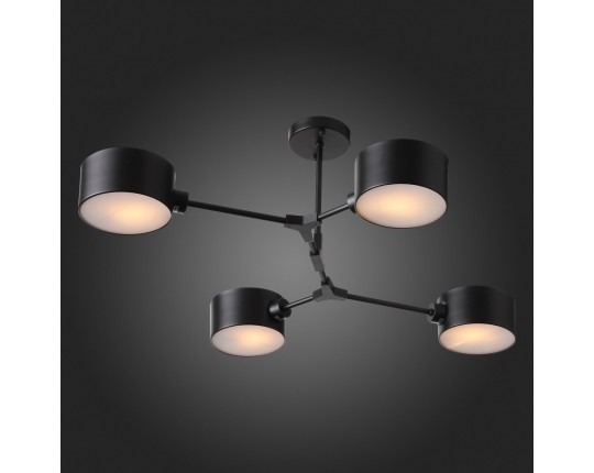 SLE183402-04 Светильник потолочный Черный/Черный E14 4*60W