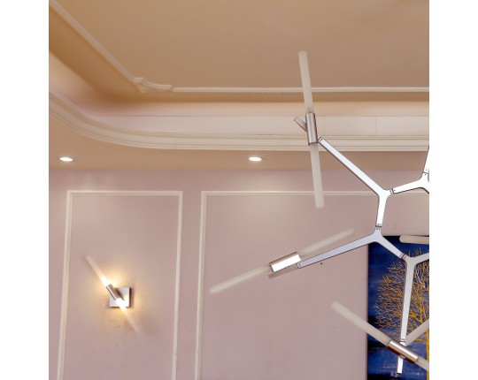 SL947.101.02 Бра ST-Luce Серебристый/Белый G9 2*5W