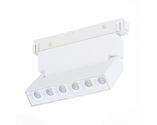 ST364.546.06 Магнитный трековый светильник белый LED 1*6W 4000K 532Lm Ra>80 36° IP20 L120xW22xH108 4