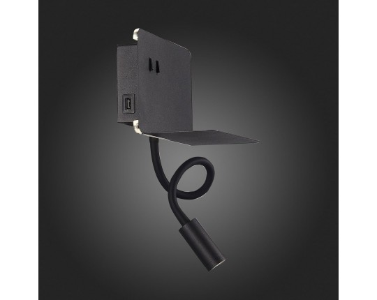 SL1576.401.02 Светильник настенный ST-Luce Черный/Черный LED 2*3W 4000K