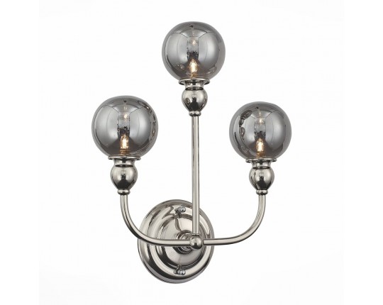 SL552.101.03 Бра ST-Luce Никель/Дымчатый G9 3*5W