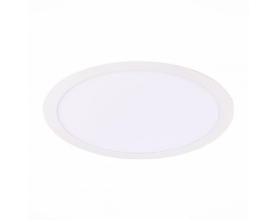 ST209.548.24 Св-к встр. Белый LED 1*24W 4000K 1 848Lm Ra80 110° IP20 D300xH8 90-265V