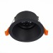 ST207.408.01 Св-к встр. Черный GU10 1*50W  D103xH52 220V Без ламп