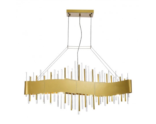 SL1633.213.08 Люстра подвесная ST-Luce Матовое золото/Матовое золото,Прозрачный E14 8*40W
