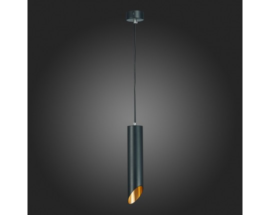 ST152.403.01 Светильник подвесной Черный GU10 1*50W  IP20 D60xH300 220V Без ламп