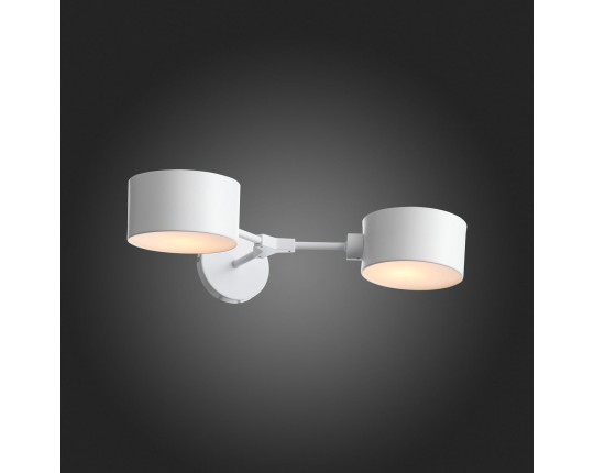 SLE183501-02 Светильник настенный Белый/Белый E14 2*60W