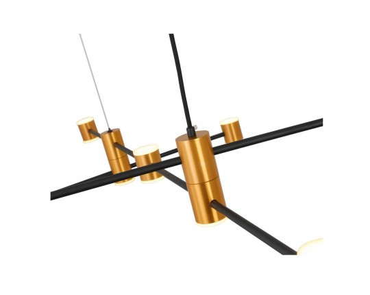 SL1596.423.22 Светильник подвесной ST-Luce Золотистый, Черный/Белый LED 22*3W 3000K