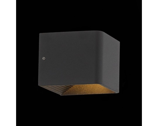SL455.041.01 Светильник настенный ST-Luce Черный/Черный LED 1*6W 3000K
