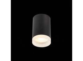 ST100.402.01 Светильник потолочный Черный GU10 1*50W IP20 D64xH99 220V Без ламп