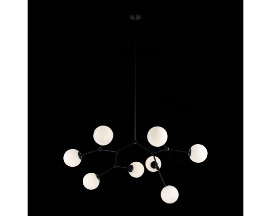 SL1506.403.08 Люстра подвесная ST-Luce Черный/Белый E14 8*40W