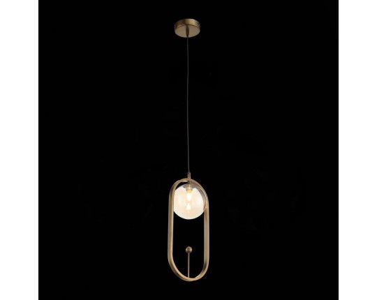 SL1201.203.01 Подвес ST-Luce Бронзовый/Коньячный G9 1*5W