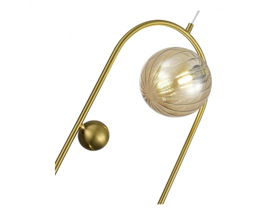 SL1515.303.02 Светильник подвесной ST-Luce Латунь/Янтарный,Дымчатый G9 2*5W 4000K