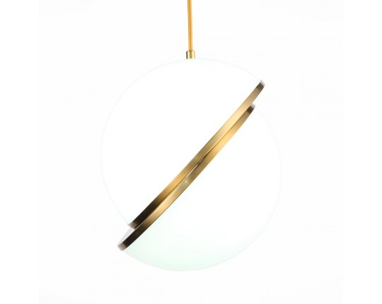 SL1164.313.01 Светильник подвесной ST-Luce Латунь/Белый E27 1*60W