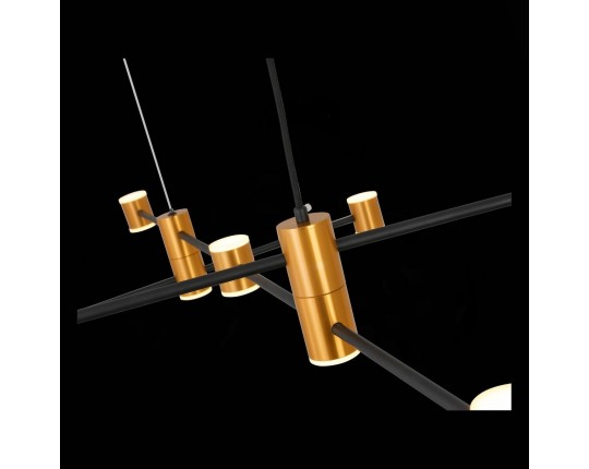 SL1596.423.22 Светильник подвесной ST-Luce Золотистый, Черный/Белый LED 22*3W 3000K