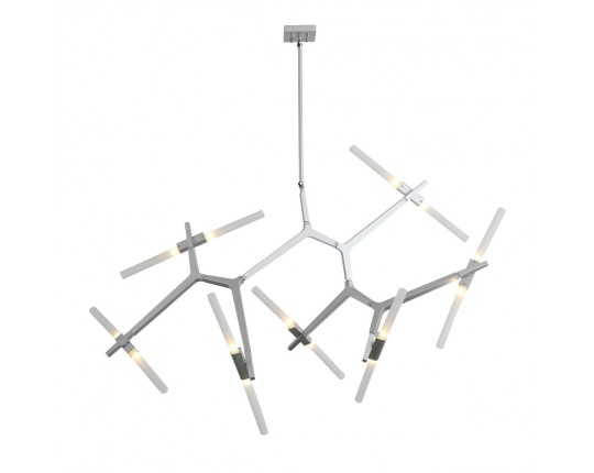 SL947.102.14 Люстра потолочная ST-Luce Серебристый/Белый G9 14*5W
