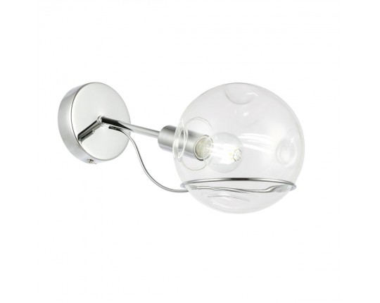 SLE102501-01 Светильник настенный Хром/Прозрачный E14 1*40W