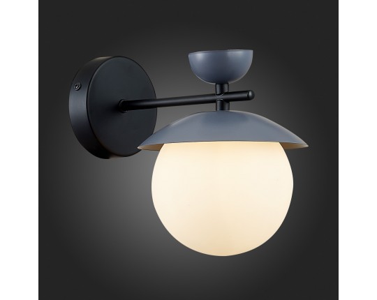 SLE220201-01 Светильник настенный Черный, Серый/Белый G9 1*5W