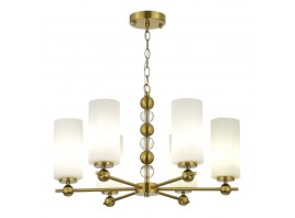 SL2003.303.06 Светильник подвесной ST-Luce латунь/белый E27 6*40W