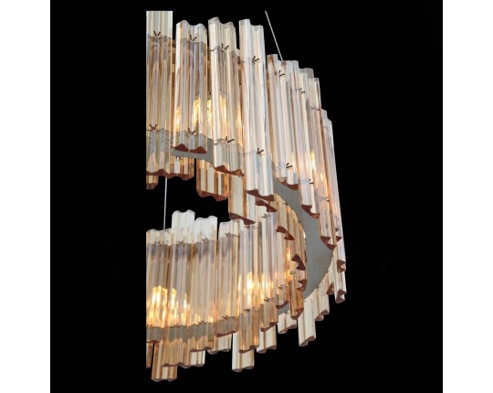 SL400.103.09 Люстра подвесная ST-Luce Хром/Янтарный G9 9*5W