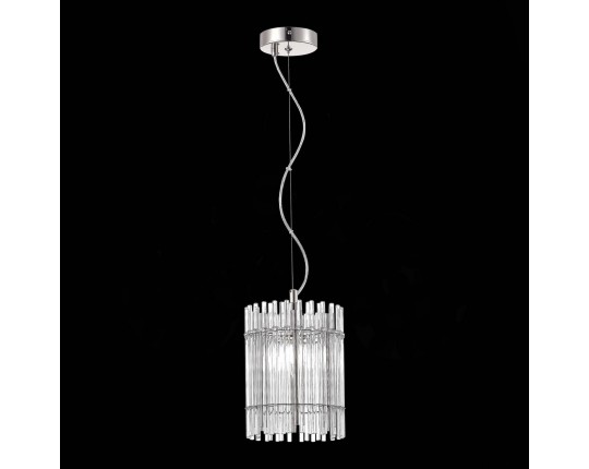 SL1656.103.01 Люстра подвесная ST-Luce Никель/Прозрачный E14 1*40W