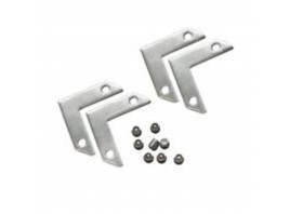 ST001.179.00 Уголок 90° горизонтальный к-т (4 соединителя+8 винтов) для ST001.129.00 ST-Luce Серебри