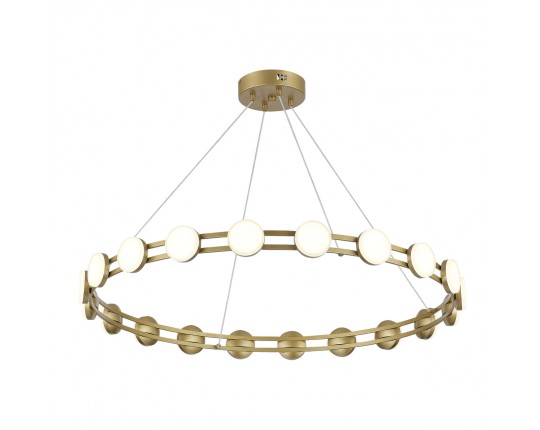 SL6610.203.20 Светильник подвесной ST-Luce золотистый/белый LED 1*40W 4000K