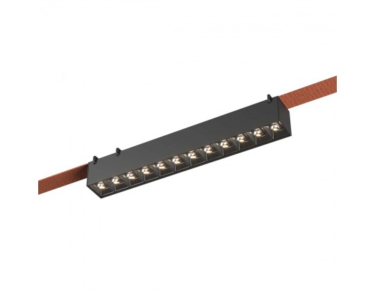 ST455.436.12 Св-к трек. Черный LED 1*12W 3000K 1 050Lm Ra90 24/40 IP20 L323xW40xH45 48V